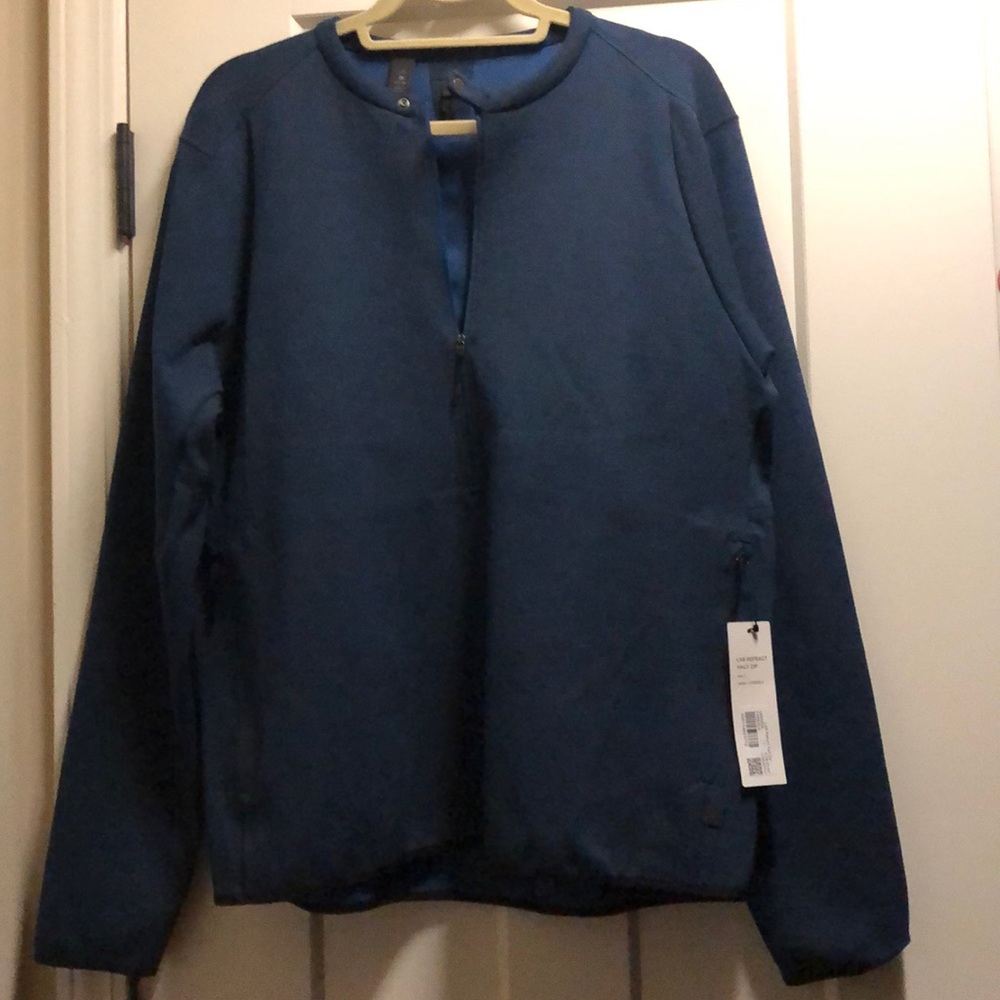 NWT Lululemon men’s half zip reflective pullover jacket